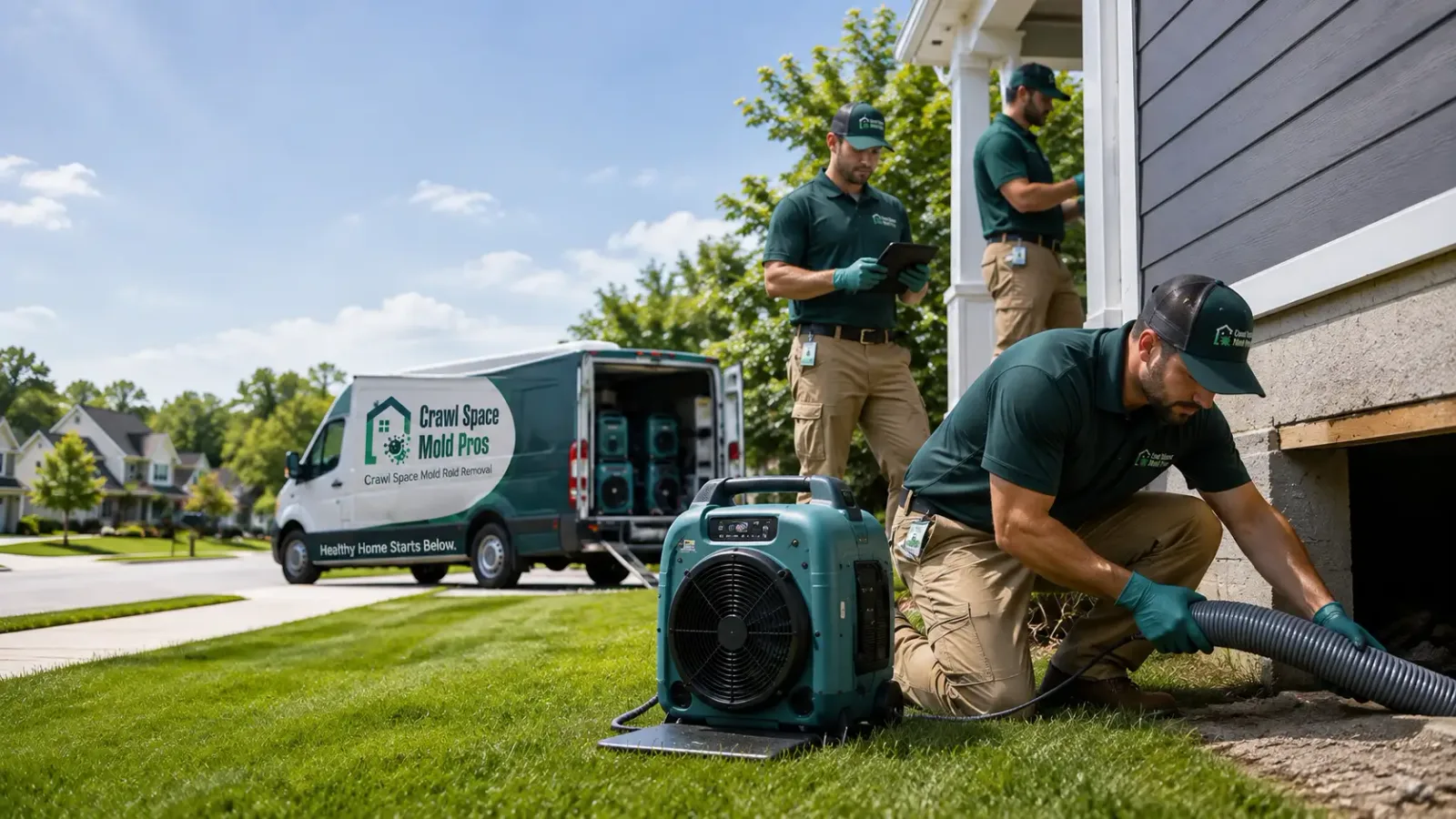 Crawl Space Mold Removal in Dayton, WA